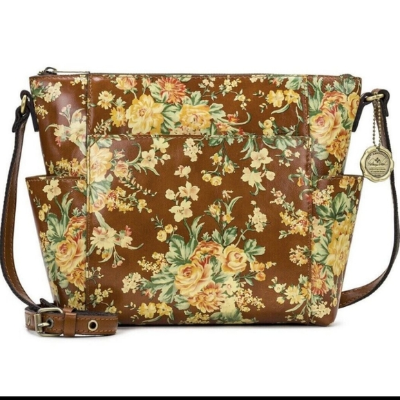 Patricia nash aveley leather crossbody Clearance